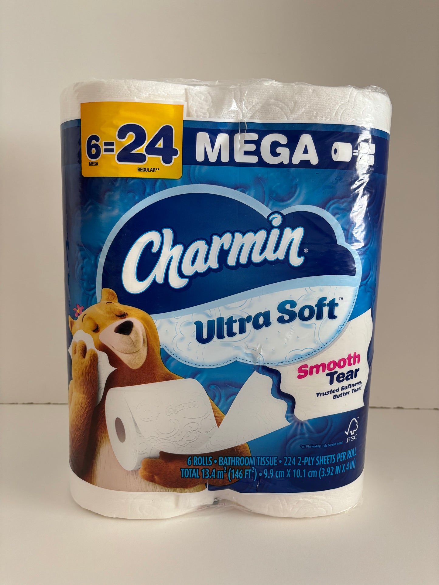 Toilet Paper 6 Mega Rolls