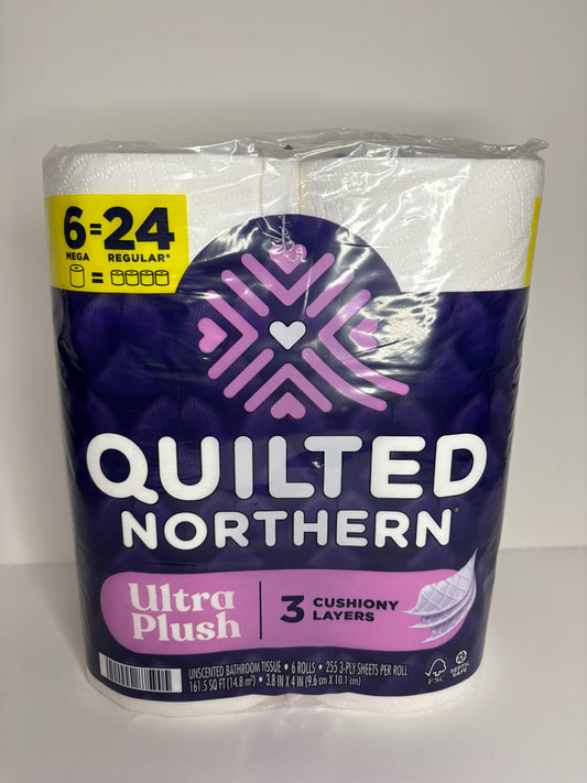 Toilet Paper 6=24 Mega Rolls