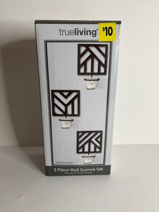 3 Piece Wall Sconce Set (Home Decor)
