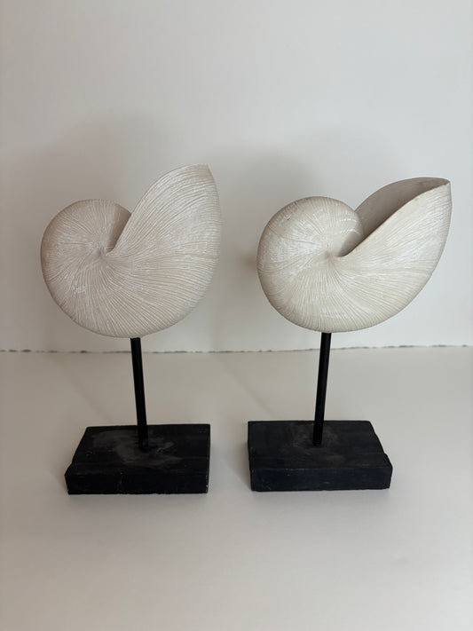 Home Decor Seashell Book Ends